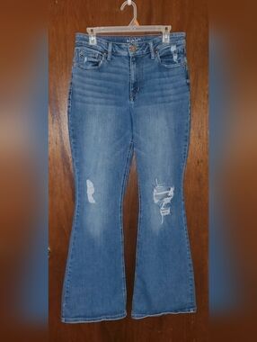 Edgely High Rise Flare Jeans Sz 14